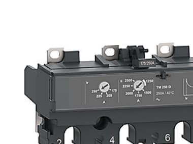 SCHNEIDER ELECTRIC Strömrelä TM250D för ComPacT NSX 250 brytare, bimetall/elektromagnetisk, märkström 250 A, 3 poler 3 skyddade