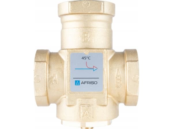 Afriso ATV 553 lämpötilaventtiili, DN32, Rp1 1/4", kvs 9, 45°C