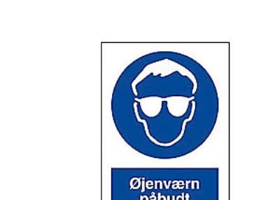 Øjenværn påbudt