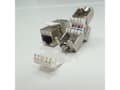 Miniatyrbild 1 av 4: Netrack Keystone Jack Module - Modulär insättning - CAT 6a - FTP - RJ-45 - silver