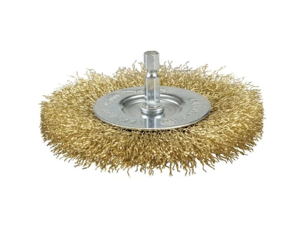 Makita Wire Wheel Brush (Brass Coated)