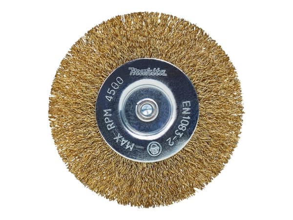 Makita - Stålborstskiva - för trä, metall, rust, weld edges - 100 mm - hexagonalt