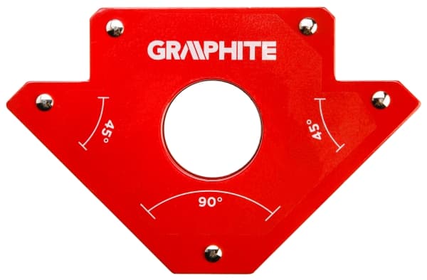 Grafiitti Grafiittihitsaus magneettinen neliö 122x190x25mm 34.0kg - 56H903