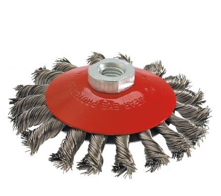 Grafit Grafit Trådskivborste, böjd 115 mm M14 INOX - 57H591
