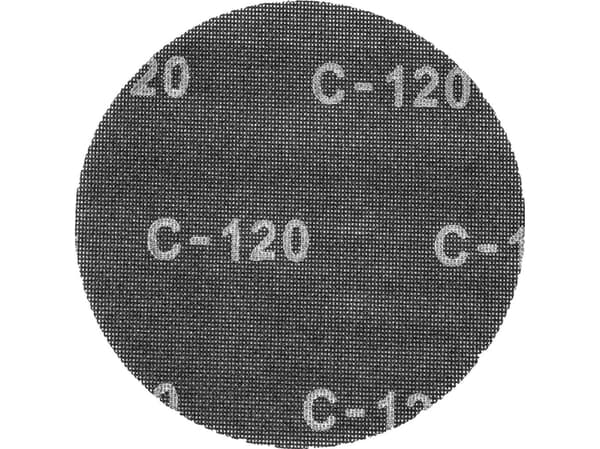 Graphite Graphite abrasive mesh (Velcro mesh, 225 mm, K120, for grinder 59G260, 10 pcs.)