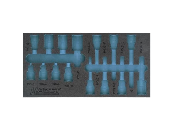 Hazet 163-482L 163-482L Skumplastindlæg (L x B) 342 mm x 172 mm