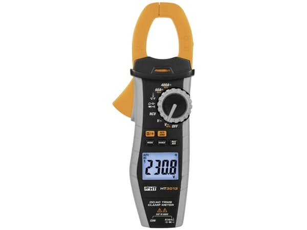 HT Instruments 1011220 Strømtang digital CAT III 600 V Visning (counts): 6000