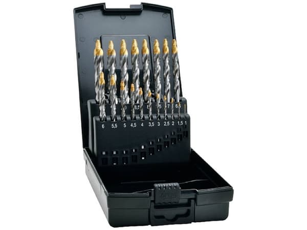 Nøyaktig 74561 #####HSS TIN-TIP Spiralboron DIN 338 1 sett