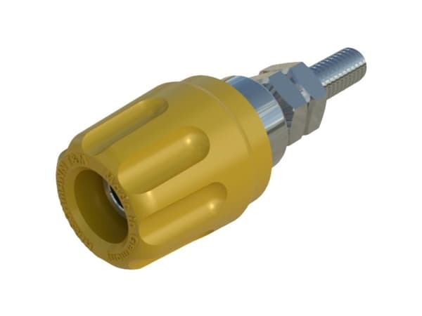 SKS Hirschmann PK 10 A Polklemme Gul 16 A 1 stk