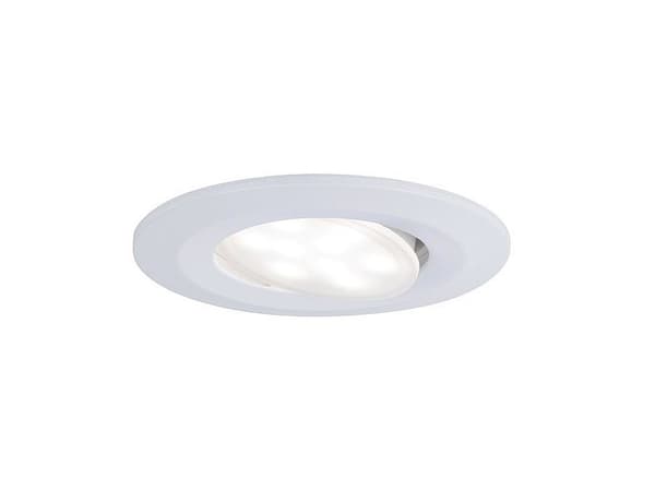 Paulmann 999.36, Nedtryckbar spotlight, 1 lampor, 5 W, 4000 K, 420 LM, Vit