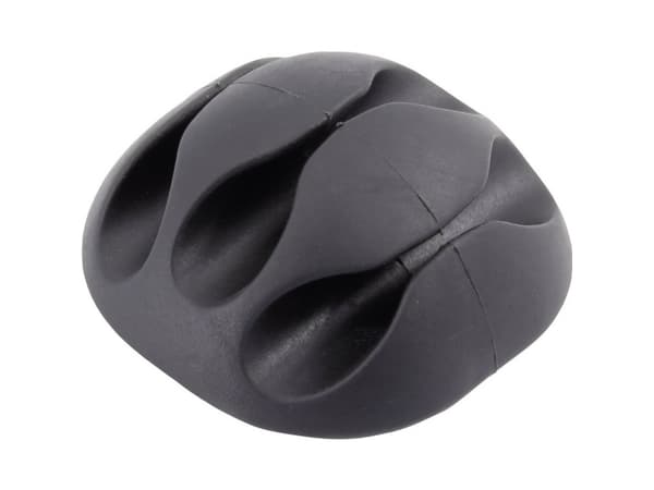 Tru Components Cable Holder Self-Adhesive Tc-6646596 Bundle Ø Range 8 Mm Max Black 1 Pcs