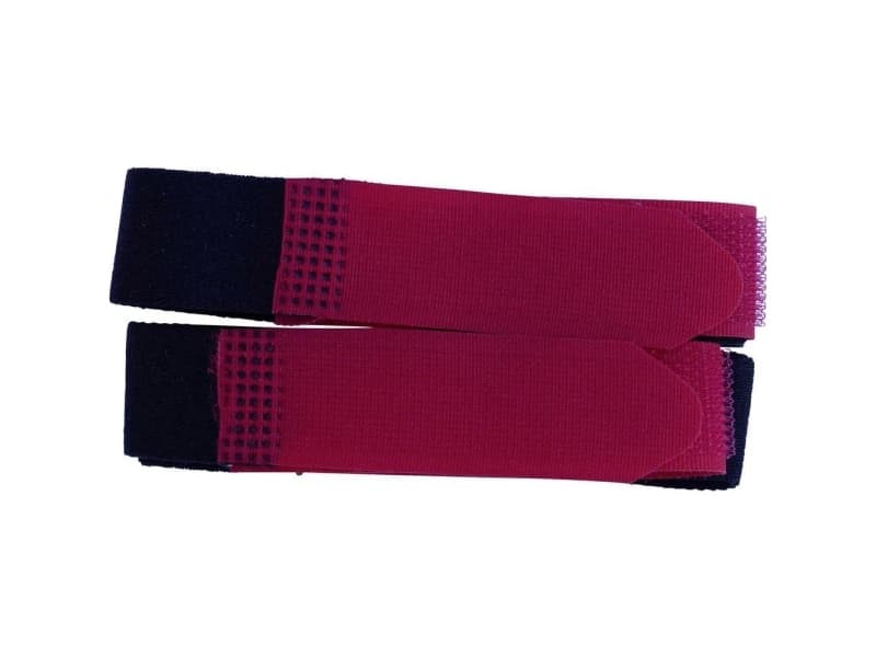 TRU COMPONENTS 693-330-Bag Burrebånd med sele Burrebånd statisk loop del (L x B) 400 mm x 20 mm Rød/sort 2 stk