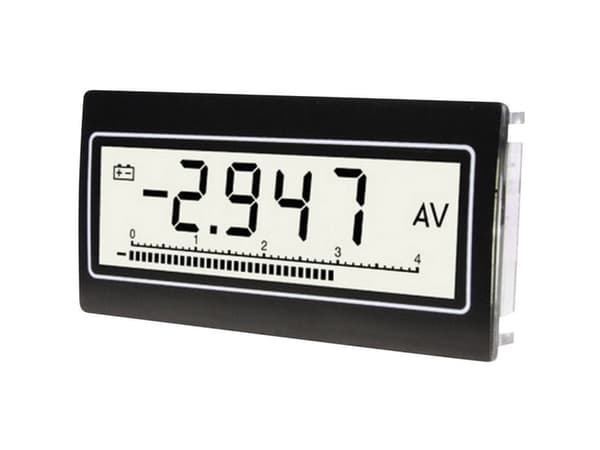 TDE Instruments DPM-802-TW-TV Inbyggd digital mätare Voltmeter och amperemeter TDE Instruments DPM-802-TW-TV Uppifrån display Spänning: 0,1 mV -