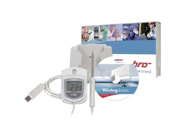 ebro 1601-0047-Z EBI 20-TE1-Set Temperatur-datalogger Mål Temperatur -30 til 70 °C