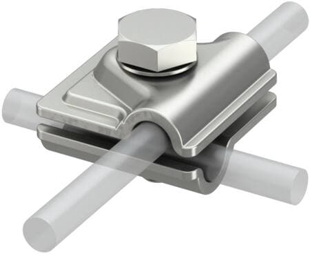 FIX-PRO Rinnakkais-/ristipuristin 249/V2A8-10 mm:njohdolleRuostumaton/ruostumaton pultti