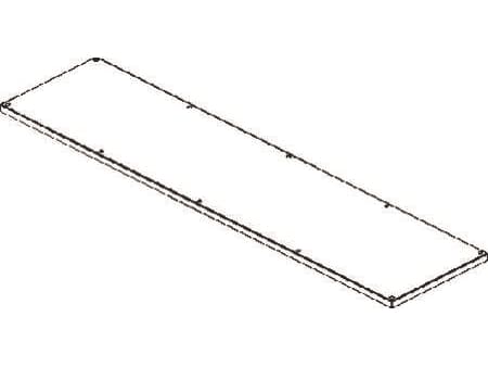 CUBIC Dæksel, 2 x 8 modul, 374 x 1526 mm BxH