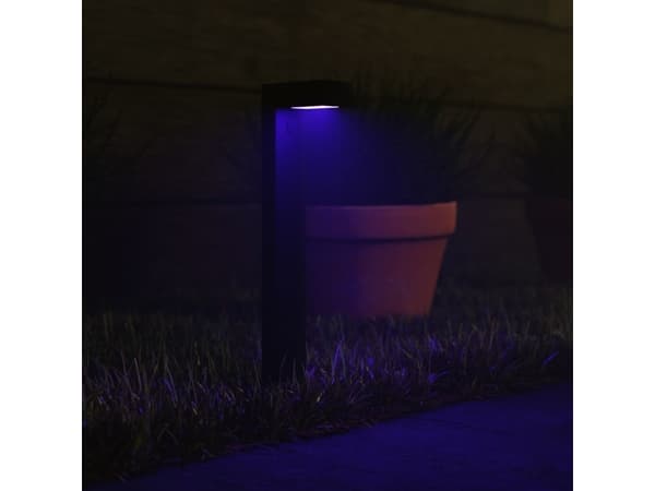 Hombli HBPL-0100, Gulvlys, Sort, Aluminium, IP65, Gulvmontering, LED