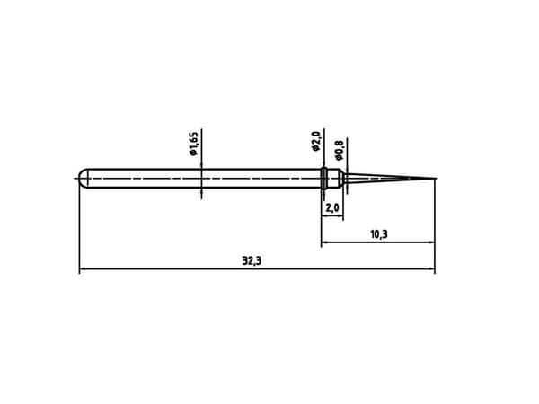PTR 2021-BST-1.5N-NI-0.8 Precisionssond