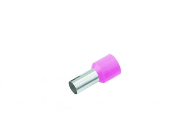 Cimco 180992, Kabeländhylsa, Plåtburk, Rak, Metallisk, Rosa, Koppar, 0,34 mm ²