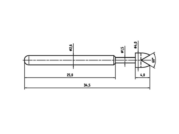 PTR 1040-G-1,5N-NI-4,0 Precisionssond