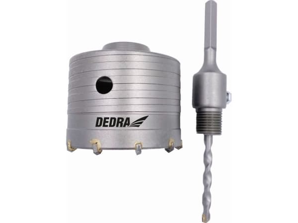 Dedra 100 mm HM kronborr med HEX-skaft