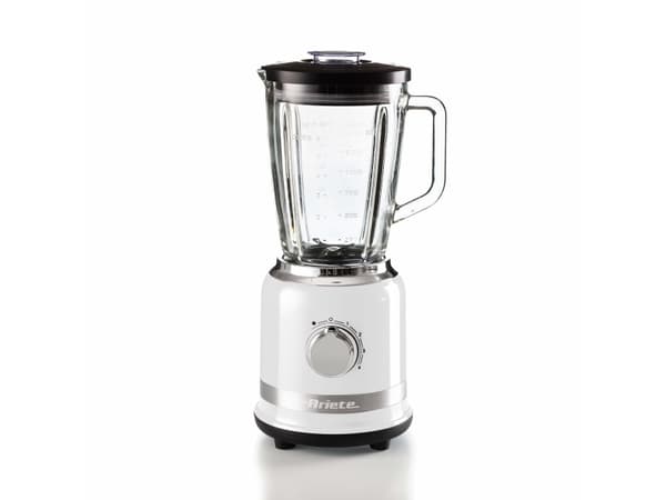 Ariete 0585/01, Bänkmixer, 1,5 l, Pulsfunktion, Iskrossning, 1000 W, Rostfritt stål, Vit