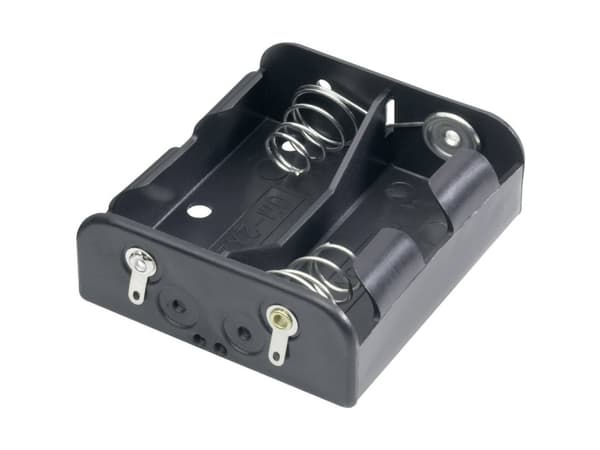 Goobay 45834 Batteriholder 2 R14 (C) Loddetilslutning (L x B x H) 62 x 56 x 23 mm