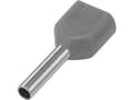 Miniatyrbild 1 av 3: TRU COMPONENTS 1572430 Tvillingekabelsko 0.75 mm² Delvist isoleret Grå 100 stk
