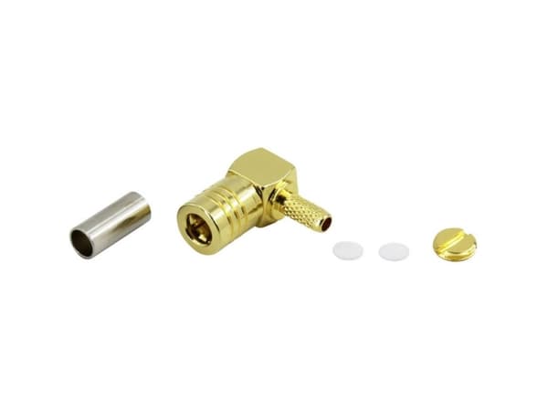 TRU COMPONENTS SMB-stikforbindelse Kobling, vinklet 50 Ω 1 stk