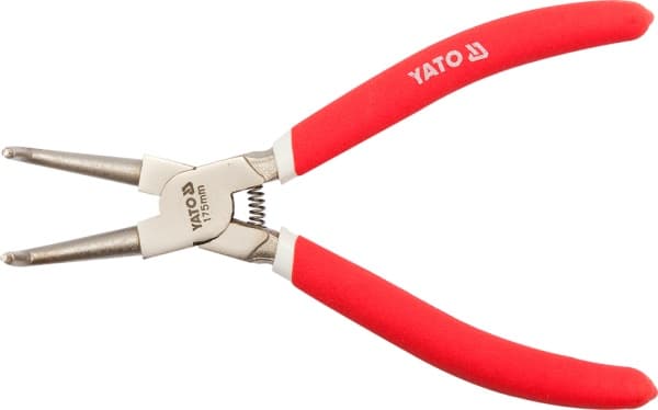Yato YT-1991, Låseringtang, Kromvanadiumstål, PVC, Rød, 225 mm