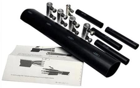 FIX-PRO Puristusholkkisarja KSM-1 5x6-16 mm² Täydellinen ruuviholkkisarja Al/Cu-muovieristeiselle kaapelille, kuusiokoloruuvipää SW8.
