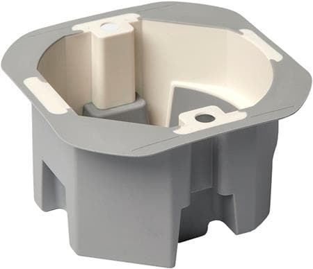 FIX-PRO ABB Impressivo 2-vägs vägguttag, komplett för hörnmontering, vit högglans (RAL9016), 250V 16A, Schuko och säkringsskydd