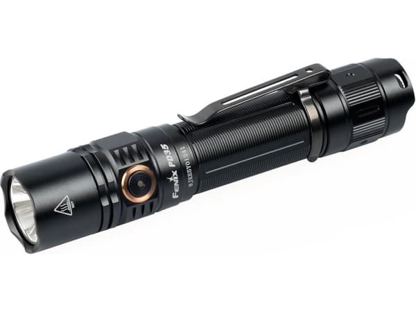 Fenix PD35 V3.0, Käsikokoinen taskulamppu, Musta, Alumiini, IP68, LED, 50000 h