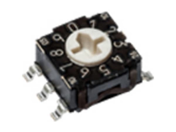 C & K Switches RTE0400N04 Koderingskontakt Afbryderpositioner 4 1 stk Tube