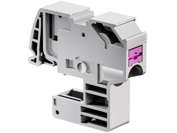 Rittal 3456505 Strømterminalklemme Push-In-klemme Grå 1 stk