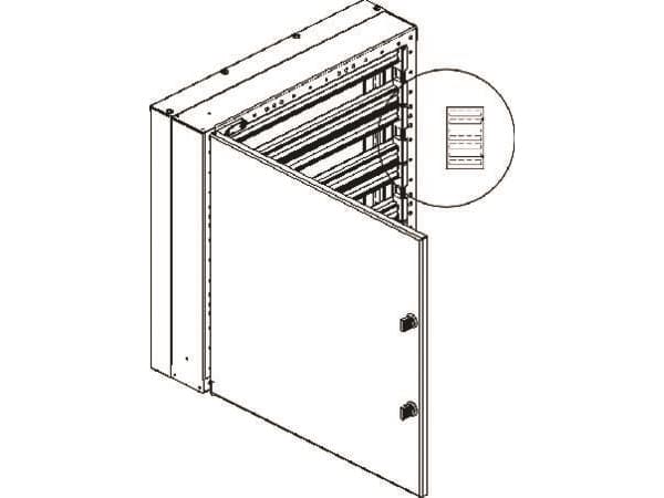 CUBIC Jakelukortti CU-mini 3x5 moduulia, 189 DIN-moduulia 572x956x165mm