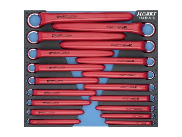 Hazet 163-543/18 163-543/18 Ringnyckelsats DIN EN 60900