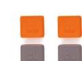 Miniatyrbild 3 av 5: Bluelounge CableClip MEDIUM - Kabelklämmor - orange, mörkgrå (paket om 4)