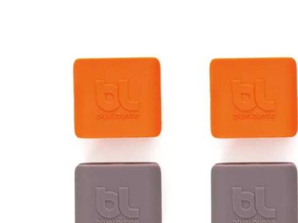 Bluelounge CableClip MEDIUM - Kabelklämmor - orange, mörkgrå (paket om 4)