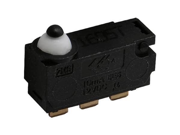 C & K Switches Mikrobrytare 125 V, 12 V/DC 3 A 1 x on/(on)/off IP65 1 st Bulk