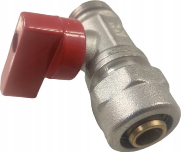 Hydroland Z.KUL.PEX.CZ palloventtiili MINI PEX 1/2GZX16X1/2" PUNAINEN // PX-ZKW-MINI-PEX-C