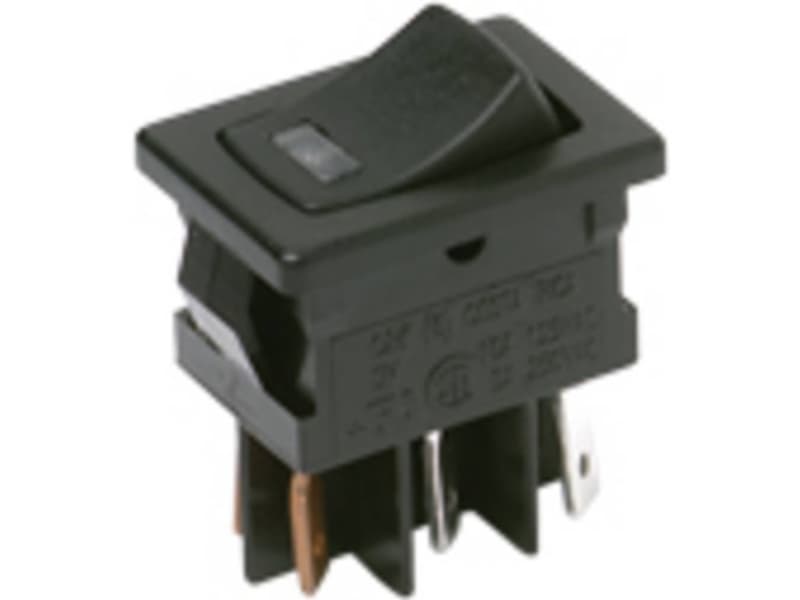 C & K Switches Vippekontakt 125 V/AC 10.00 A 2 x On/Off 1 stk Bulk