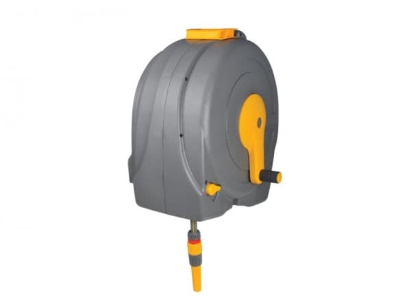 Hozelock 2496, Väggmonterad rulle, Automatisk, Funktionell, Grön, Plast, Väggmonterad