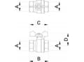 Miniatyrbilde 2 av 2: Hydroland VANNKULEVENTIL 1/2" BUTTERFLY TITANIUM W/W // ZKW-15-WW-M-H-TITANIUM