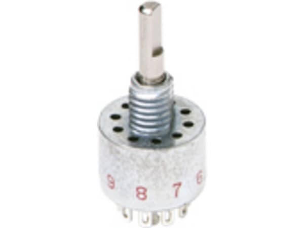 C & K Switches MD00L1NCQF Drejekontakt 125 V, 28 V/DC 250 mA Afbryderpositioner 6 1 x 30 ° IP67 1 stk