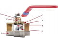 Pikkukuva 4 / 4: Ferro KFPM21 BALL VALVE WATER BUTTERFLY 3/4 '' NAKR-WKR, F-POWER // ZKW-20-WN-M-FER-POWER