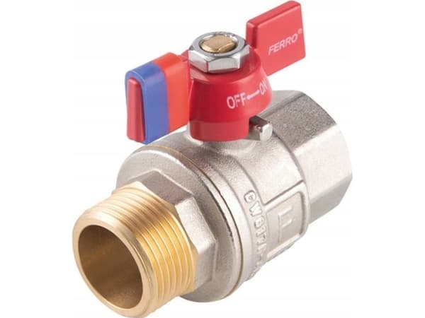 Ferro KFPM31 BALL VALVE WATER BUTTERFLY 1 "NAKR-WKR, F-POWER // ZKW.25-WN-M-FER-POWER