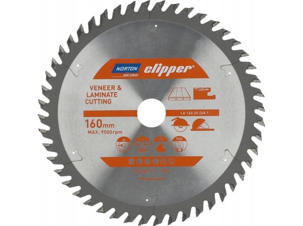 NORTON CIRCULAR SAW 250mm x 30mm x 60z LAMINATES AND VENEERE (2.8/2.0)