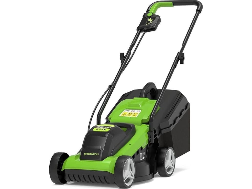 Greenworks Lawnmower with 2Ah battery g24lm33k2