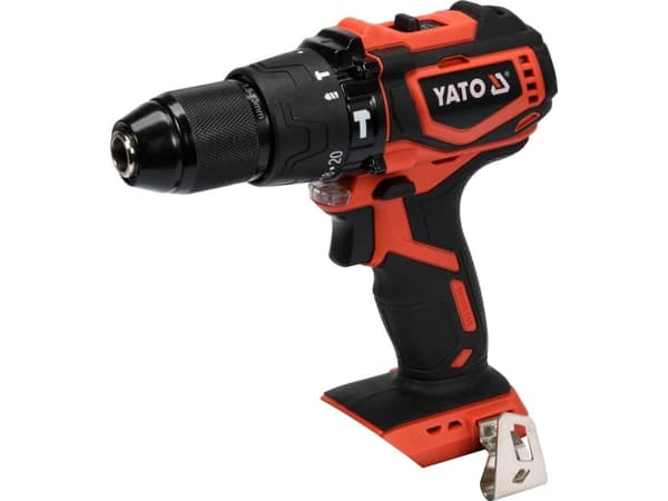 YATO HAMMERDRILL 18V LI-ION 42Nm BØRSTELØS, UTEN BATTERI OG LADERE, I ESKE